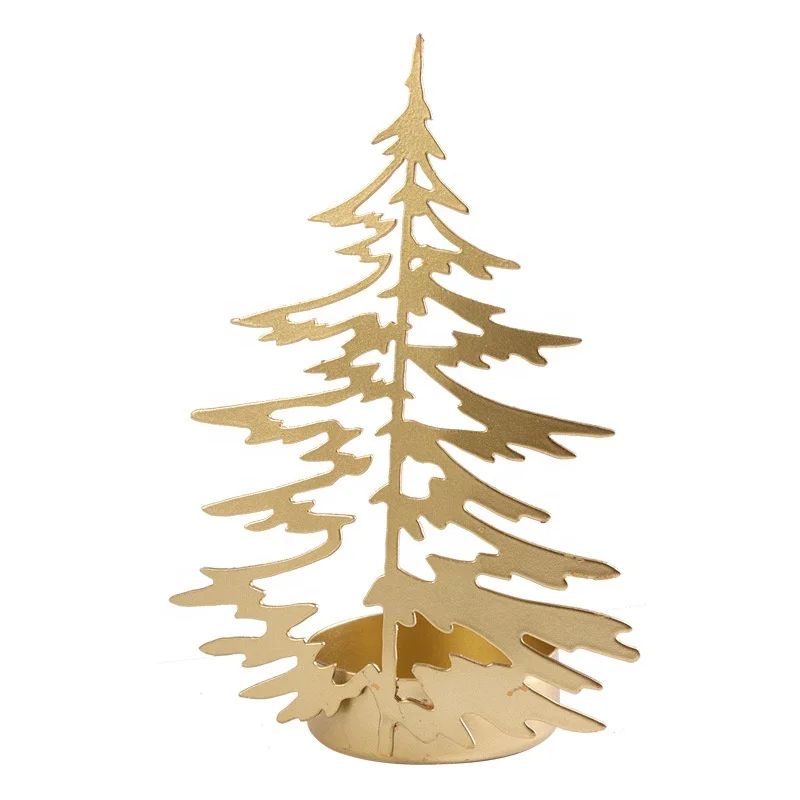 Wrought iron Christmas decorations creative candle holder Christmas tree candle holder
Wrought iron Christmas decorations creative candle holder Christmas tree candle holder