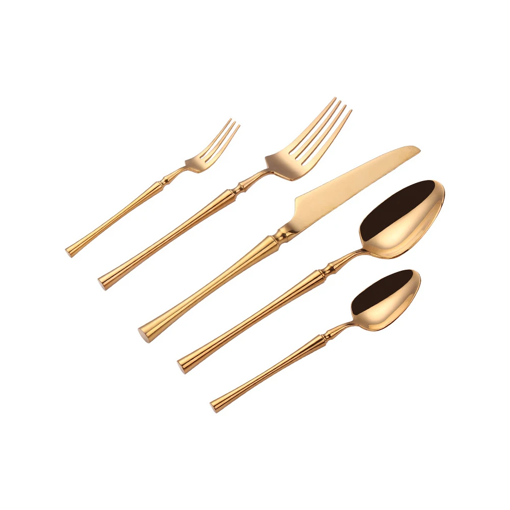 Luxury gold fashionable wedding party stainless steel flatware set stainless steel kitchen cutlery, Gold silver
Luxury gold fashionable wedding party stainless steel flatware set stainless steel kitchen cutlery, Gold silver