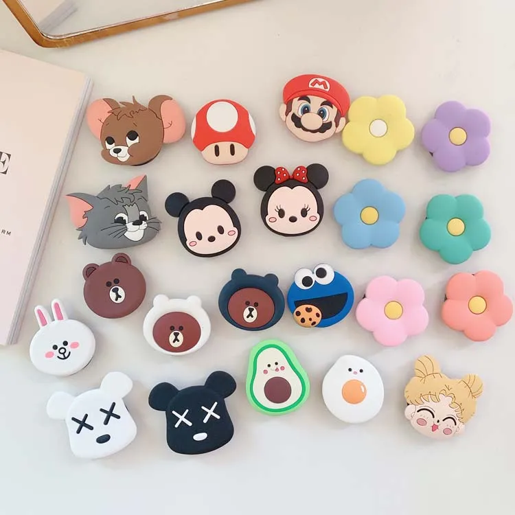 Factory wholesale popular socket Silicone Cute Cartoon Animal Colorful Cell Phone Stand Collapsible Mobile Phone Holders
Factory wholesale popular socket Silicone Cute Cartoon Animal Colorful Cell Phone Stand Collapsible Mobile Phone Holders