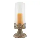 Zinc Filigree Hurricane Plates Metal Flower Stand for Decoration Table Wedding