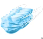 3 ply Disposable Non-woven Blue Earloop virus protection face mask FDA CE CERTIFICATE