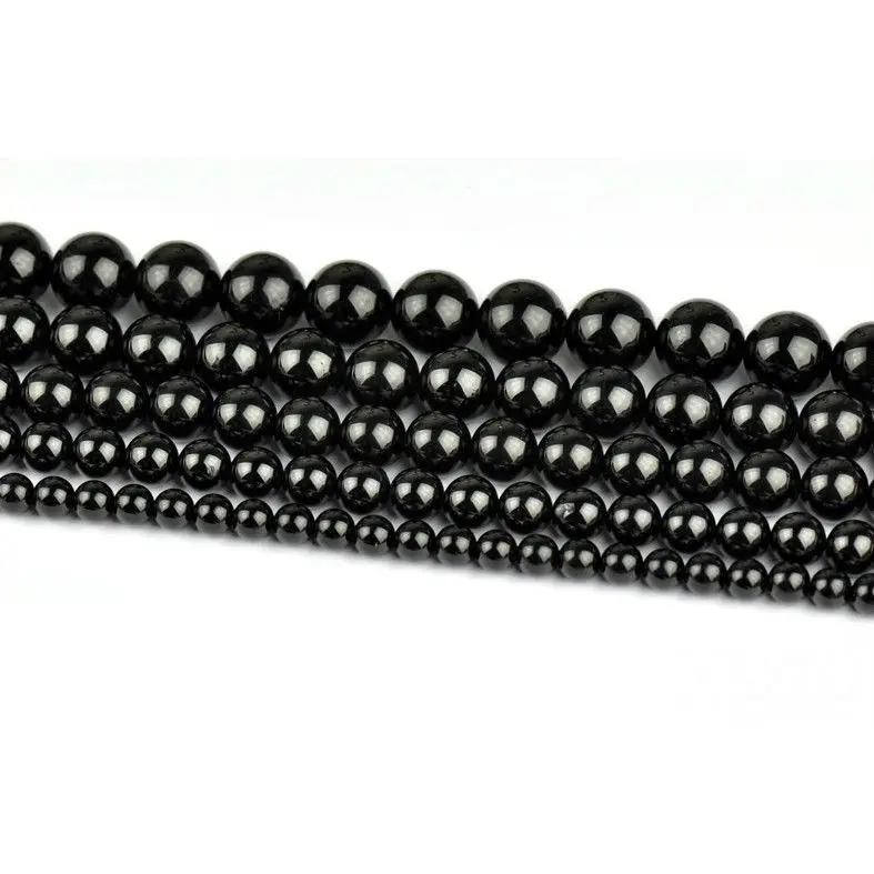 DIY Jewelry Making Natural Round Stone Beads AB Grade 100% Natural Black Tourmaline Beads For Bracelet And Necklace Wholesale
DIY Jewelry Making Natural Round Stone Beads AB Grade 100% Natural Black Tourmaline Beads For Bracelet And Necklace Wholesale