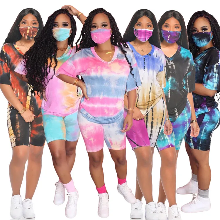 Casual Ladies 2 Pcs Tie Dye Home Sport Tracksuit Plus Size Short Summer Women Two Piece Set, Custom color
Casual Ladies 2 Pcs Tie Dye Home Sport Tracksuit Plus Size Short Summer Women Two Piece Set, Custom color