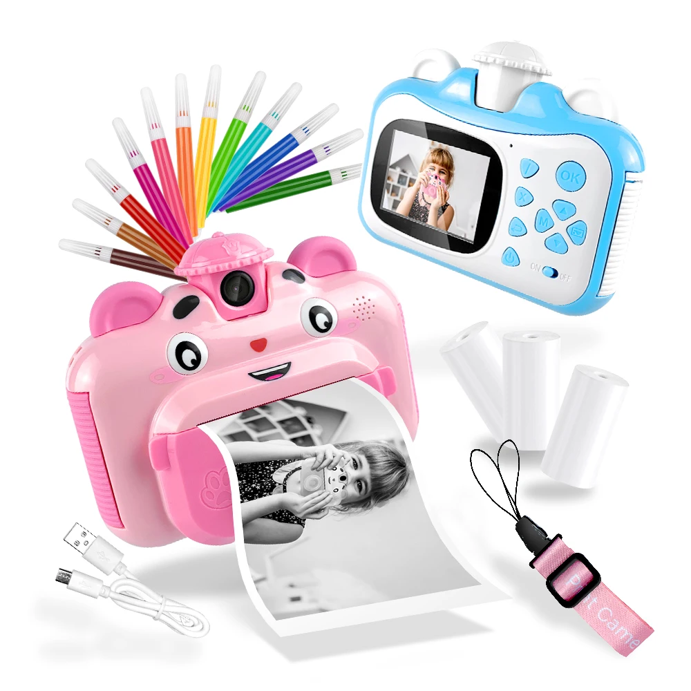 Children Instant Print Camera For Kids 1080p HD Mini Camera With Thermal Photo Paper Digital Camera kids Gifts toys K1
Children Instant Print Camera For Kids 1080p HD Mini Camera With Thermal Photo Paper Digital Camera kids Gifts toys K1