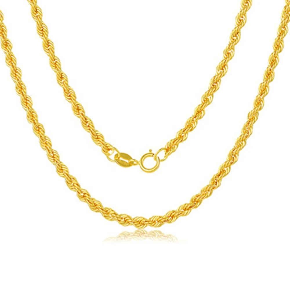 Luxury Fashion AU750 100% Pure 18K Gold Chain Necklace Jewelry Accessories Women Lady Female Bridal Engagement Wedding Necklaces
Luxury Fashion AU750 100% Pure 18K Gold Chain Necklace Jewelry Accessories Women Lady Female Bridal Engagement Wedding Necklaces