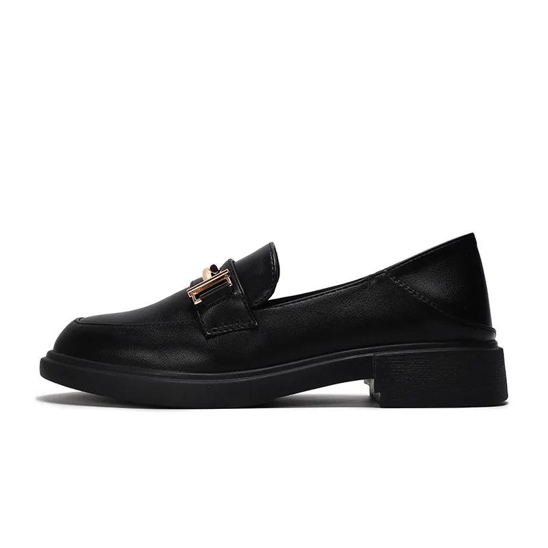 2021 new black casual low top soft soled square head ladies loafers leather shoes woman
2021 new black casual low top soft soled square head ladies loafers leather shoes woman
