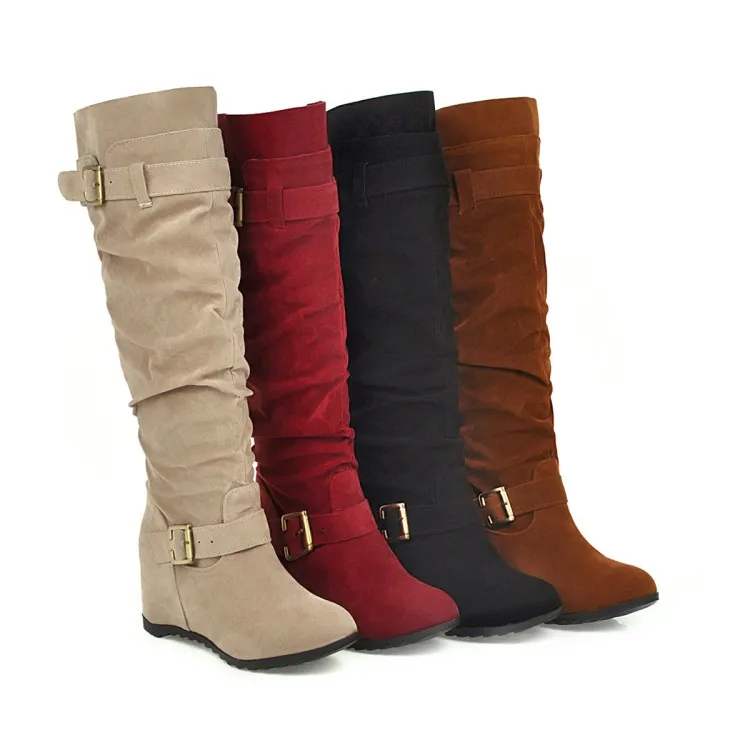 Hide Heels Women Boots Slip on High Heel Mid-calf Boots Shoes Women Comfortable Keep Warn Boots for Ladies
Hide Heels Women Boots Slip on High Heel Mid-calf Boots Shoes Women Comfortable Keep Warn Boots for Ladies