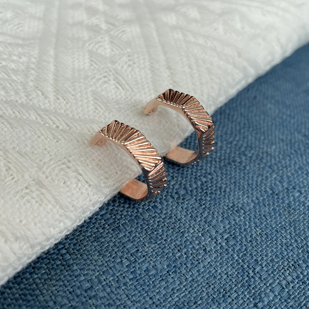 KITI Customized Design Unique Polygonal Rose Gold Plated Hoop Earrings Women Geometric Earrings
KITI Customized Design Unique Polygonal Rose Gold Plated Hoop Earrings Women Geometric Earrings