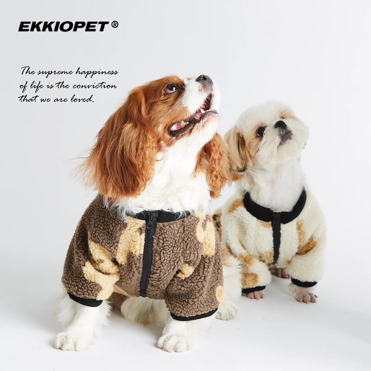 Ekkiochen Pet Plush Outfit Costume for Small Dogs & Cats Jumpsuit Winter Coat Warm Clothes or Small Dog Clothes, Customized color
Ekkiochen Pet Plush Outfit Costume for Small Dogs & Cats Jumpsuit Winter Coat Warm Clothes or Small Dog Clothes, Customized color
