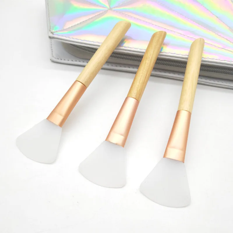 DIY Mask Champagne Gold Wood Handle Round Silicone facemask brush Facial Mud Mask Applicator Brush Friendly
DIY Mask Champagne Gold Wood Handle Round Silicone facemask brush Facial Mud Mask Applicator Brush Friendly