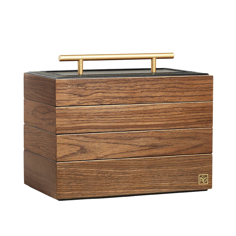 Luxury Wooden 4 Layer Jewelry Box Tray Organizer Ring Earring Necklace Watch Jewellery Storage Case for Wedding Gift joyero
Luxury Wooden 4 Layer Jewelry Box Tray Organizer Ring Earring Necklace Watch Jewellery Storage Case for Wedding Gift joyero