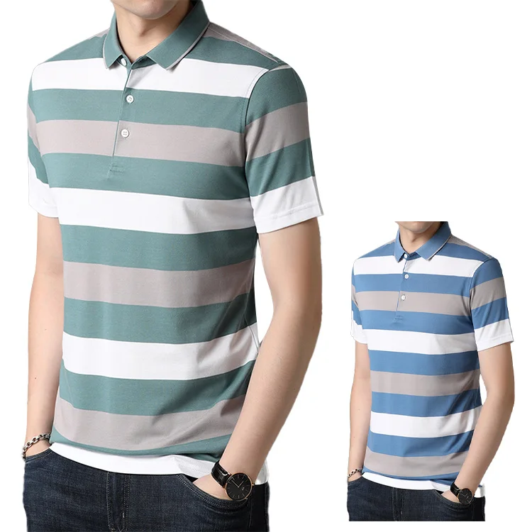 Summer high end golf polo t shirts short sleeved striped golf tshirts men's high neck polo shirt, Green,blue
Summer high end golf polo t shirts short sleeved striped golf tshirts men's high neck polo shirt, Green,blue