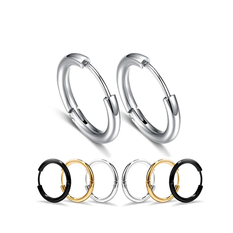 Women/Men Stainless Steel Small Hoops Earring Piercing Ear Cartilage Tragus Simple Thin Circle Anti-allergic Ear Buckle(KSS336), Same as the picture
Women/Men Stainless Steel Small Hoops Earring Piercing Ear Cartilage Tragus Simple Thin Circle Anti-allergic Ear Buckle(KSS336), Same as the picture