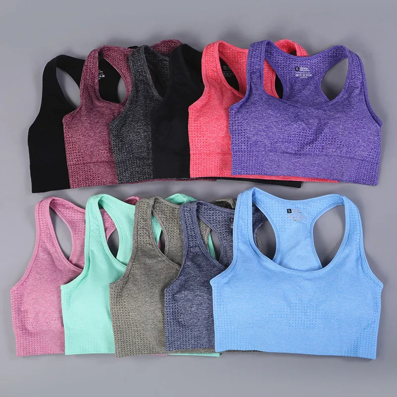 High Impact Sports Bra Fitness Bra Seamless Top Gym Active Wear Yoga Vest Sports Tops Women Sport Bra, Navy pink black
High Impact Sports Bra Fitness Bra Seamless Top Gym Active Wear Yoga Vest Sports Tops Women Sport Bra, Navy pink black