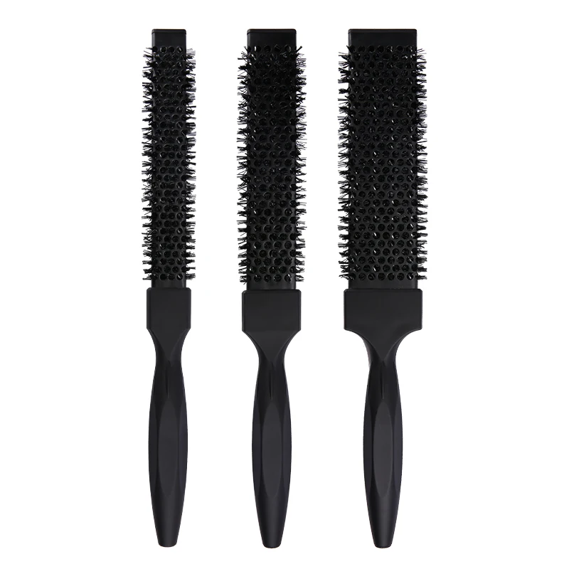 Barber New Design Anti-static Barber Curling Rotating Long Barrel Square Hair Styling Brush with long Wood Handle, Customized color
Barber New Design Anti-static Barber Curling Rotating Long Barrel Square Hair Styling Brush with long Wood Handle, Customized color