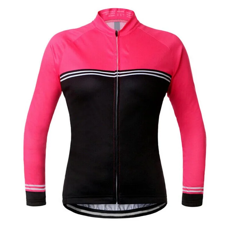 Factory Women Long Cycling Jersey Bicycle Bike Clothes MTB Bib Sport Shirt Downhill Winter Jerseys Tight Top, Customized color
Factory Women Long Cycling Jersey Bicycle Bike Clothes MTB Bib Sport Shirt Downhill Winter Jerseys Tight Top, Customized color