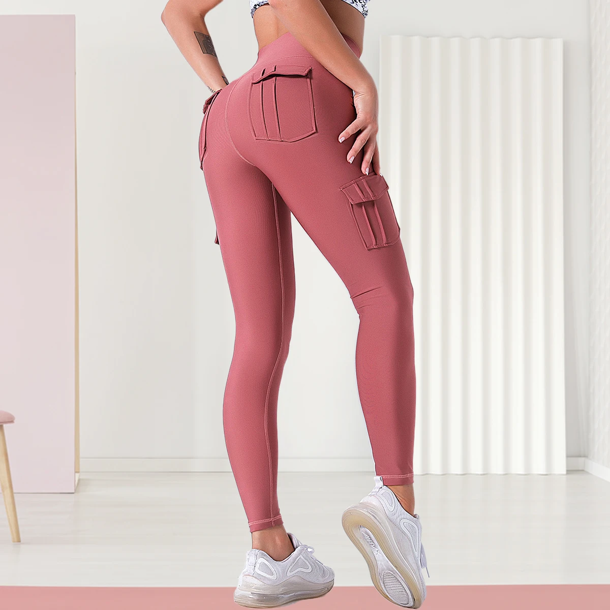 4 pockets Women's Cargo pants Yoga Gym Fitness leggings High waist Sportswear Excersice girl's running sports pants
4 pockets Women's Cargo pants Yoga Gym Fitness leggings High waist Sportswear Excersice girl's running sports pants