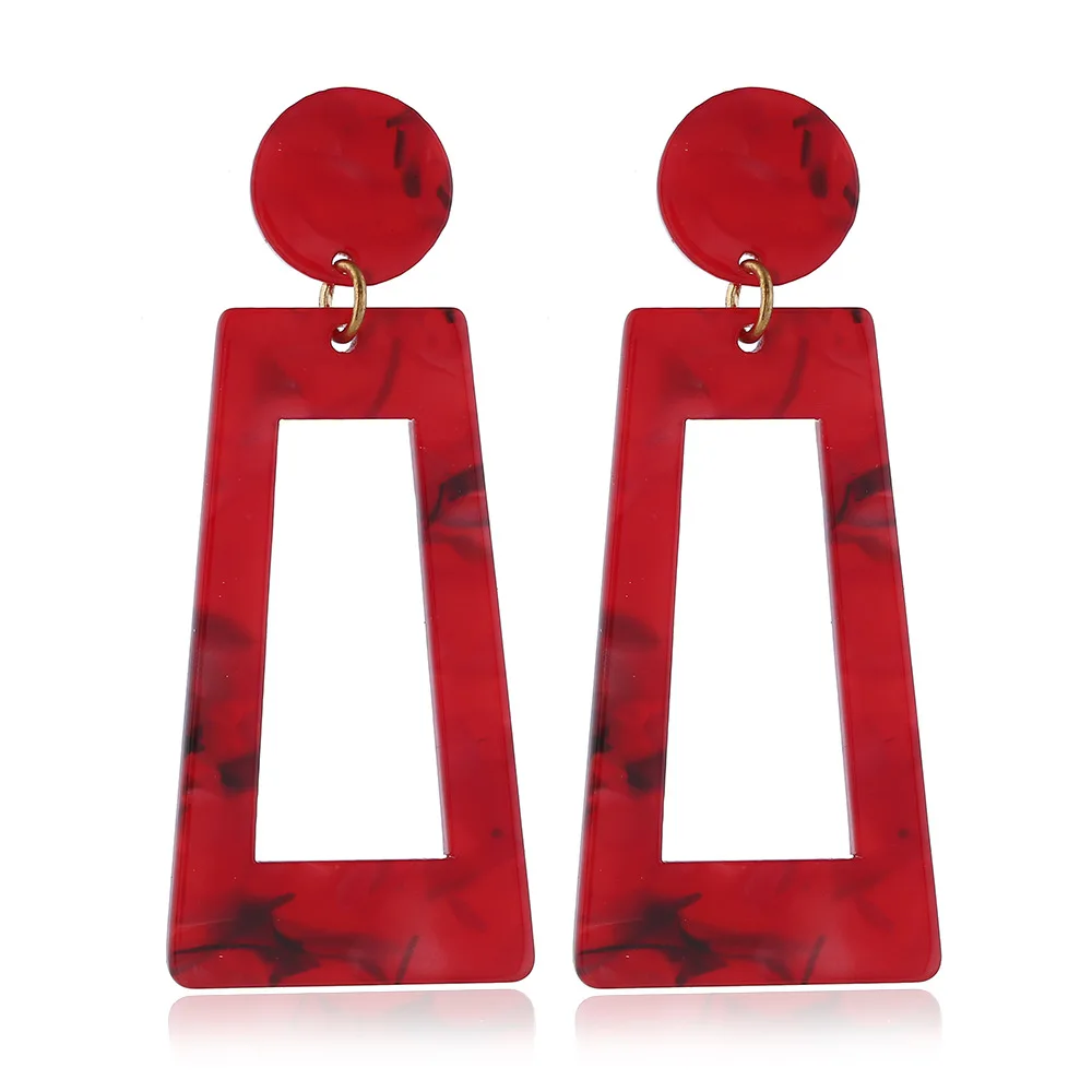 2020 Fashion Trapezoid Drop Pendant Trendy Jewelry Women Acrylic Acetic Acid Earrings For Girl
2020 Fashion Trapezoid Drop Pendant Trendy Jewelry Women Acrylic Acetic Acid Earrings For Girl