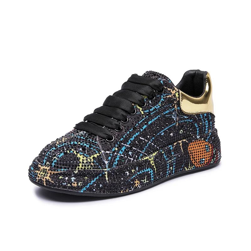 Low Cut Tide Men's Shoes Platform Skateboard Shoes Fancy Diamond Lace Loafers Men
Low Cut Tide Men's Shoes Platform Skateboard Shoes Fancy Diamond Lace Loafers Men