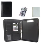 a3 size leather business portfolio file folder compendium a4 with padfolio calculator