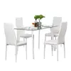 free sample modern furniture stainless steel dining table set restaurant group 6/8/10/12 seater glass dining table set