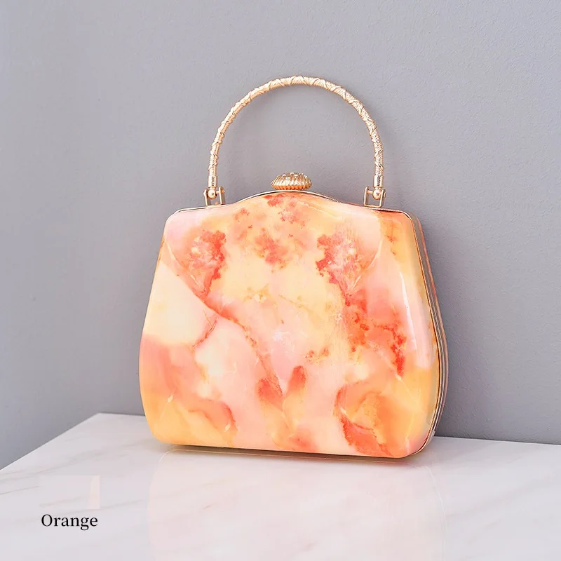 Attractive Golden Color Handbag Black White Marble Design Custom PU Leather Clutch Purse Handbag for Parties
Attractive Golden Color Handbag Black White Marble Design Custom PU Leather Clutch Purse Handbag for Parties