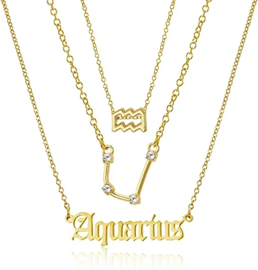 Wholesale Hot 3Pcs Layered Necklaces for Women Girls, Retro Gold Plated Pendant Necklace 12 Zodiac Necklace
Wholesale Hot 3Pcs Layered Necklaces for Women Girls, Retro Gold Plated Pendant Necklace 12 Zodiac Necklace