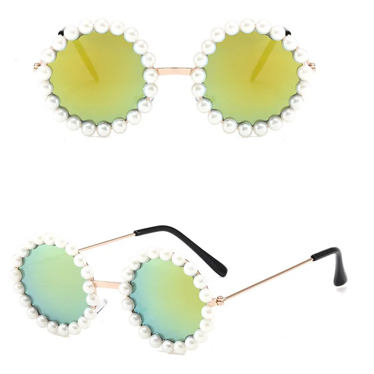 Wholesale New Handmade Pearl Children's Sunglasses Fashion Baby Street Fashion Trendy Round Eye Glasses for Kids
Wholesale New Handmade Pearl Children's Sunglasses Fashion Baby Street Fashion Trendy Round Eye Glasses for Kids