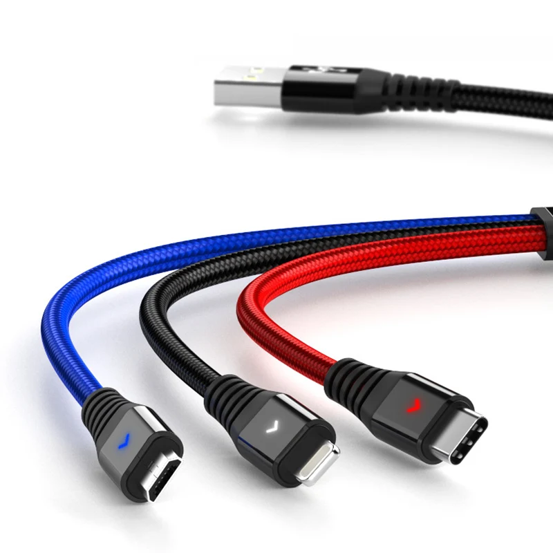 3in1 Cable Biodegradable 1.2m Length 40g Weight Nylon Braid Charge Cable 3in1 Candy Color Custom Shape Cable
3in1 Cable Biodegradable 1.2m Length 40g Weight Nylon Braid Charge Cable 3in1 Candy Color Custom Shape Cable