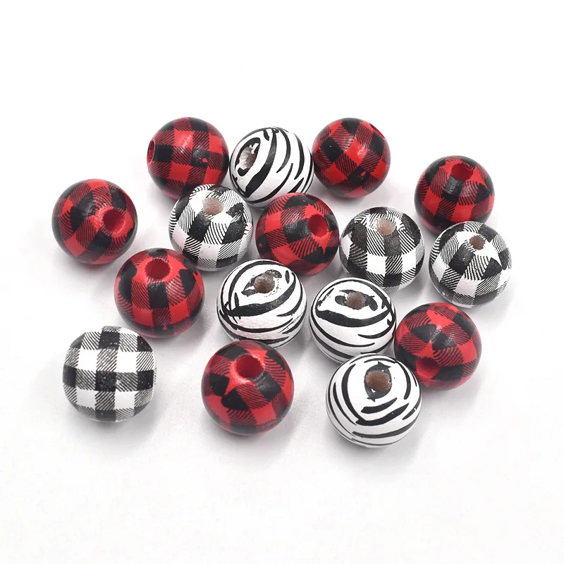 Colorful Plaid Print Wooden Beads Farmhouse Garland Natural Handmade Wood Round Beads for DIY Jewelry Making Accessories
Colorful Plaid Print Wooden Beads Farmhouse Garland Natural Handmade Wood Round Beads for DIY Jewelry Making Accessories