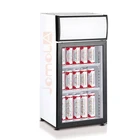 Commercial back bar eco friendly mini cooler display for supermarket