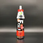 Drinking Water Pouches Drink Pouches Bag Custom Shape Organic Plastic Bag With Nozzle Drinking Water Plastic Pouches