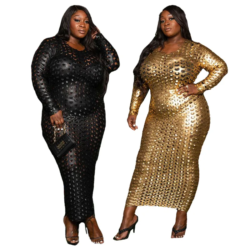 Woman Plus Size Clothing Sexy Slim Hollow Out Dress Elegant Long Sleeve Evening Dresses Wholesale, Picture color
Woman Plus Size Clothing Sexy Slim Hollow Out Dress Elegant Long Sleeve Evening Dresses Wholesale, Picture color
