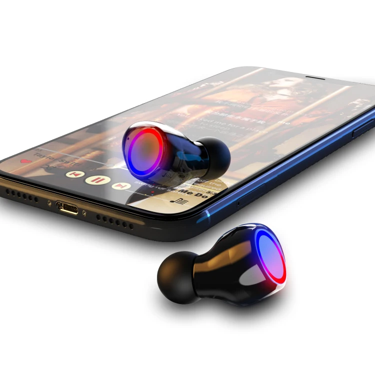 Led Power Display Earbuds Tws wireless handsfree Stereo BT 5.0 Earphone Noise Cancelling Tws earphones, Black
Led Power Display Earbuds Tws wireless handsfree Stereo BT 5.0 Earphone Noise Cancelling Tws earphones, Black