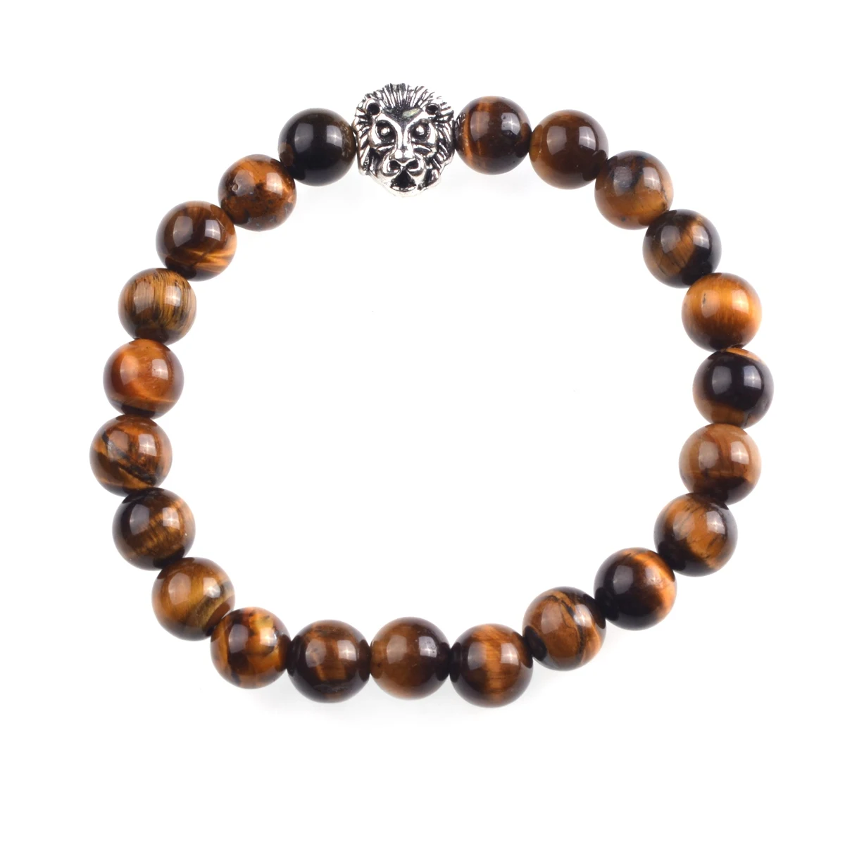 Silver Lion Head Gemstone Beads Stretch Bracelet for women Men Handmade Crystal Beaded Elastic Healing Power Stone Jewelry
Silver Lion Head Gemstone Beads Stretch Bracelet for women Men Handmade Crystal Beaded Elastic Healing Power Stone Jewelry
