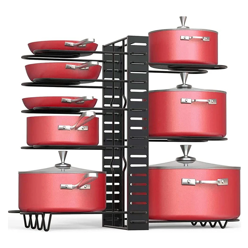 Multi-layer Folding Detachable Pot Lid Cover Kitchen Organizer Storage Rack Pan Lid Holder Cutting Board Storage Shelf
Multi-layer Folding Detachable Pot Lid Cover Kitchen Organizer Storage Rack Pan Lid Holder Cutting Board Storage Shelf