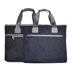 Casual business men fashion file notebook custom handbag