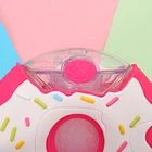 Free Sample Eco-friendly Outdoors Sports Children Donuts Kids Colour Silicone Water Bottle