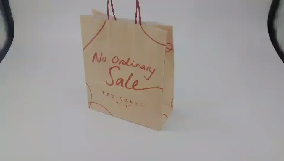 gift bag wholesale paper kraft paper spout top recycled