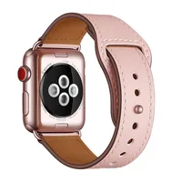 

XDDZ Strap for Apple Watch Band Genuine Leather loop 42mm 38mm Watchband for iWatch 44mm 40mm 5/4/3/2/1 Bracelet Accessories