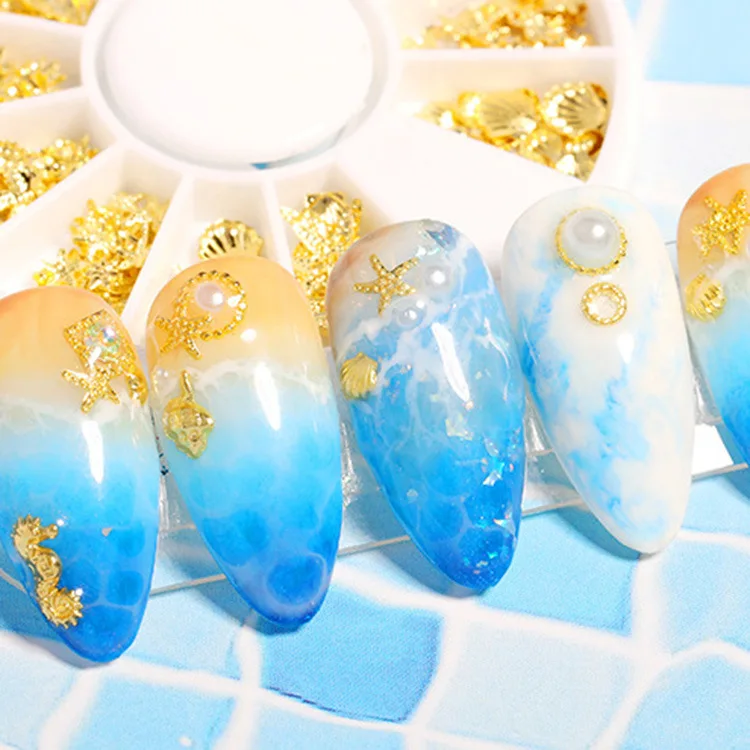 Japanese New Design Manufacturers alloy metal nail Charms sea shell Metal Slice designer nail charms
Japanese New Design Manufacturers alloy metal nail Charms sea shell Metal Slice designer nail charms