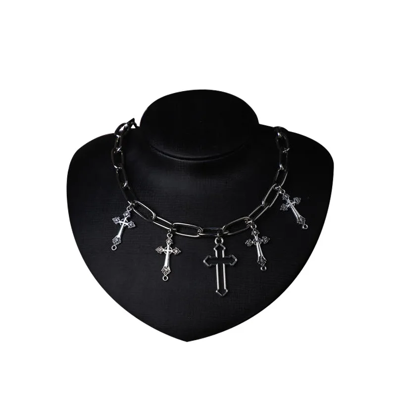 Retro street style cold wind necklace fashionable Jesus cross all-match woman necklace, Picture shows
Retro street style cold wind necklace fashionable Jesus cross all-match woman necklace, Picture shows