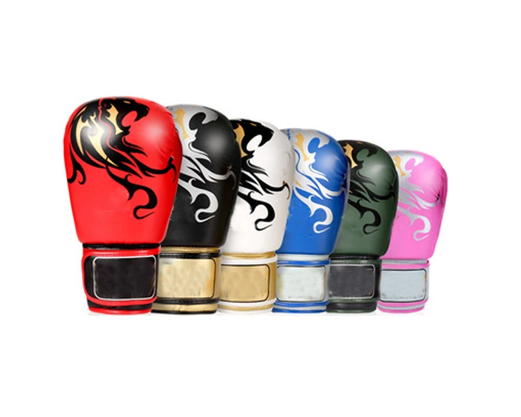 

Wholesale 8oz 10oz 12oz 14oz Custom Logo PU Leather Boxing Gloves for Training, Yellow, red, blue, gold, black