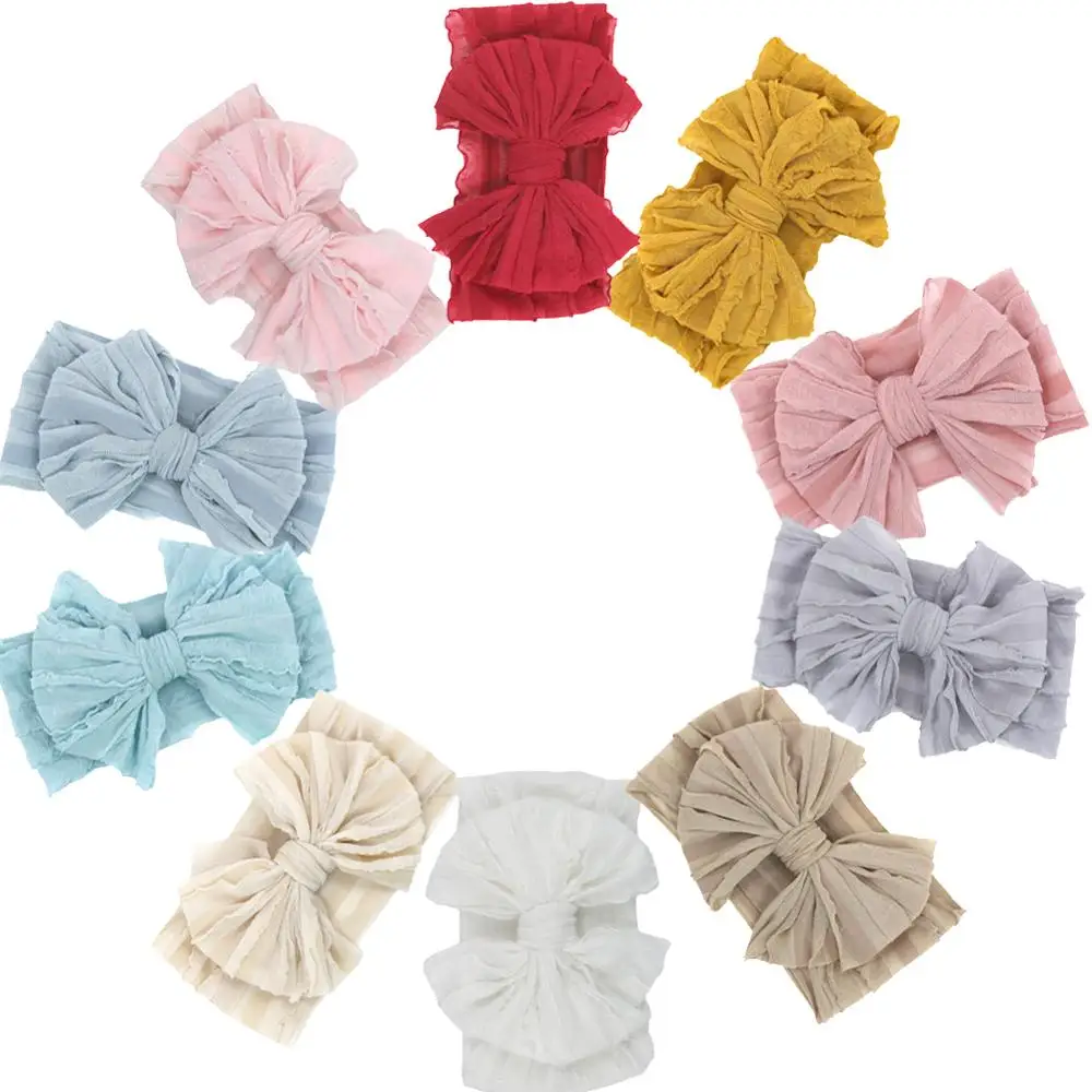 Wide Lace Turban Headband Elastic Big Bowknot Headwrap Toddler Infant Gift Accessories for Baby Elastic Hair Bands
Wide Lace Turban Headband Elastic Big Bowknot Headwrap Toddler Infant Gift Accessories for Baby Elastic Hair Bands