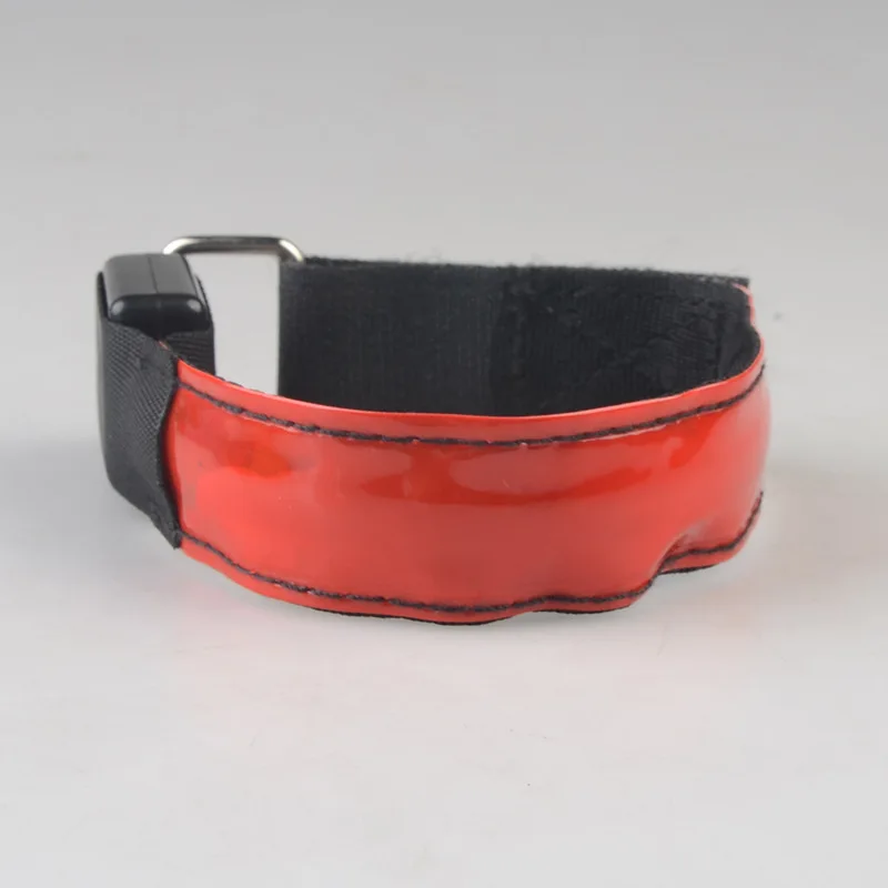 Hand Strap Wristband LED Safety Reflective Light Shine Flash Glowing Luminous Armband Arm Belt Band Wrist Support