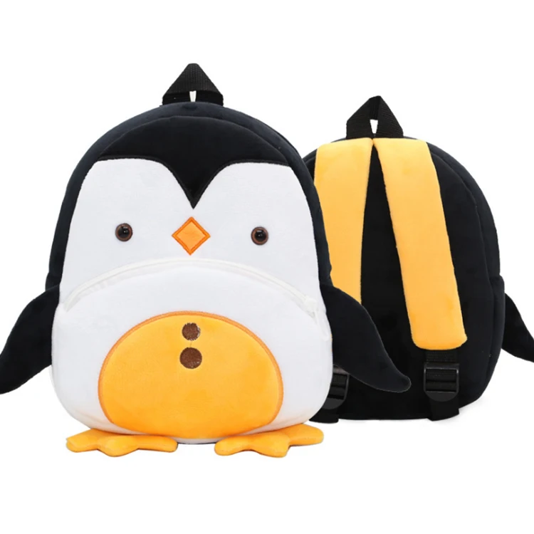2021 shipping wholesale cute animal penguin mini schoolbag 1-3 years old baby plush 3d cartoon school bag for kids, Customized color
2021 shipping wholesale cute animal penguin mini schoolbag 1-3 years old baby plush 3d cartoon school bag for kids, Customized color