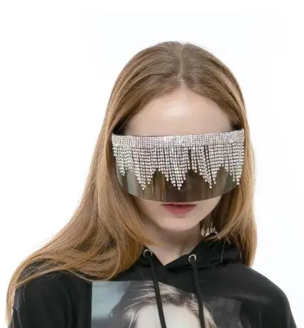 Fashion oversized sunglasses women luxury big frame mask diamond eye protection rhinestone sun glasses men shade goggles UV400
Fashion oversized sunglasses women luxury big frame mask diamond eye protection rhinestone sun glasses men shade goggles UV400