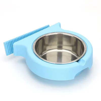 Stainless Steel Plastic Food Feeder Fixed Drinking Water Hanging Pet Bowl, Pink blue green
Stainless Steel Plastic Food Feeder Fixed Drinking Water Hanging Pet Bowl, Pink blue green