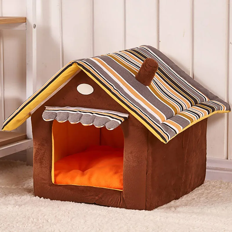 Detachable Dog House Foldable Winter Warm Cave Pet Bed Nest Tent Cat Puppy Kennel Double Roof Dog house Pet Bed
Detachable Dog House Foldable Winter Warm Cave Pet Bed Nest Tent Cat Puppy Kennel Double Roof Dog house Pet Bed