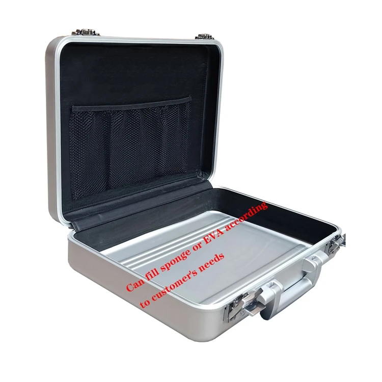 Portable Box Hard Metal Document Briefcases Designer Carrying Travel